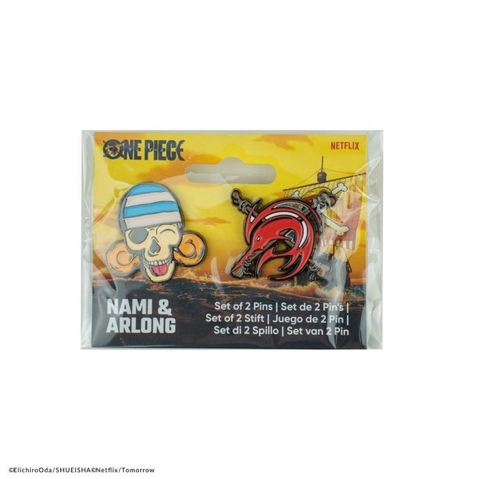 One Piece - Nami and Arlong pin set