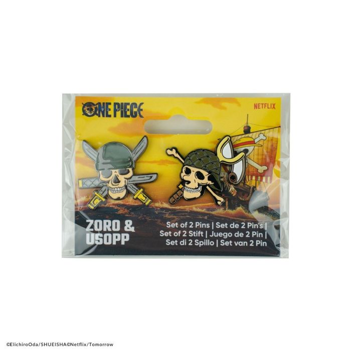 One Piece - Zoro and Usopp pin set