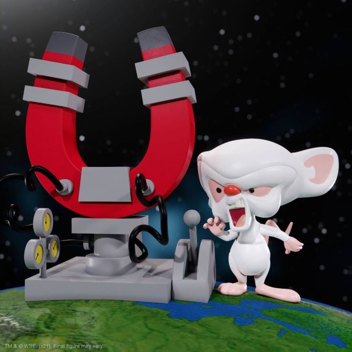 Brain Ultimates Action Figure - Super7 - Pinky and the Brain