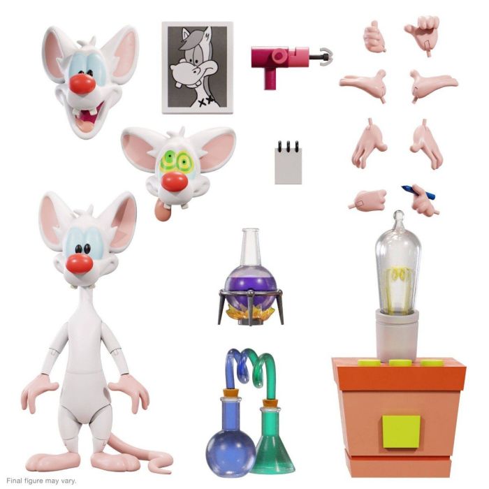 Pinky Ultimates Action Figure - Super7 - Pinky and the Brain