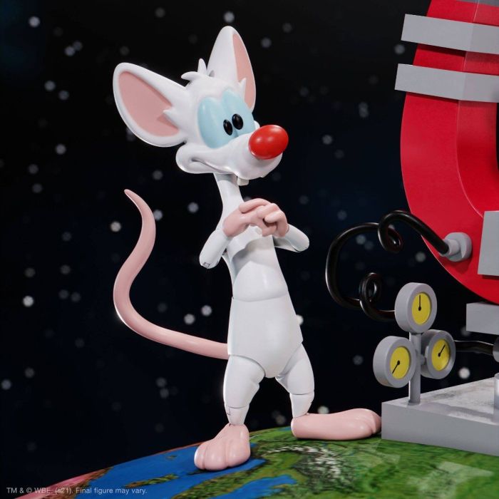 Pinky Ultimates Action Figure - Super7 - Pinky and the Brain