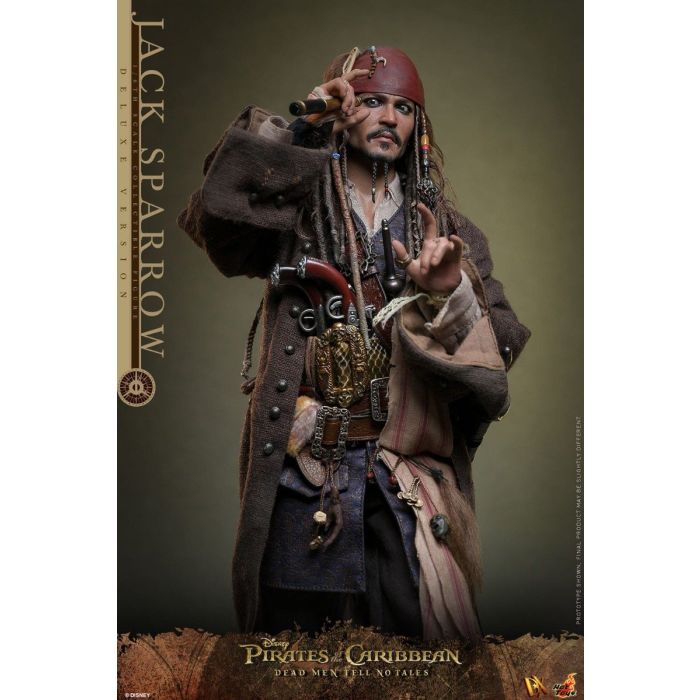 Jack Sparrow Deluxe 1:6 Scale Figure - Hot Toys - Pirates of the Caribbean: Dead Men Tell No Tales