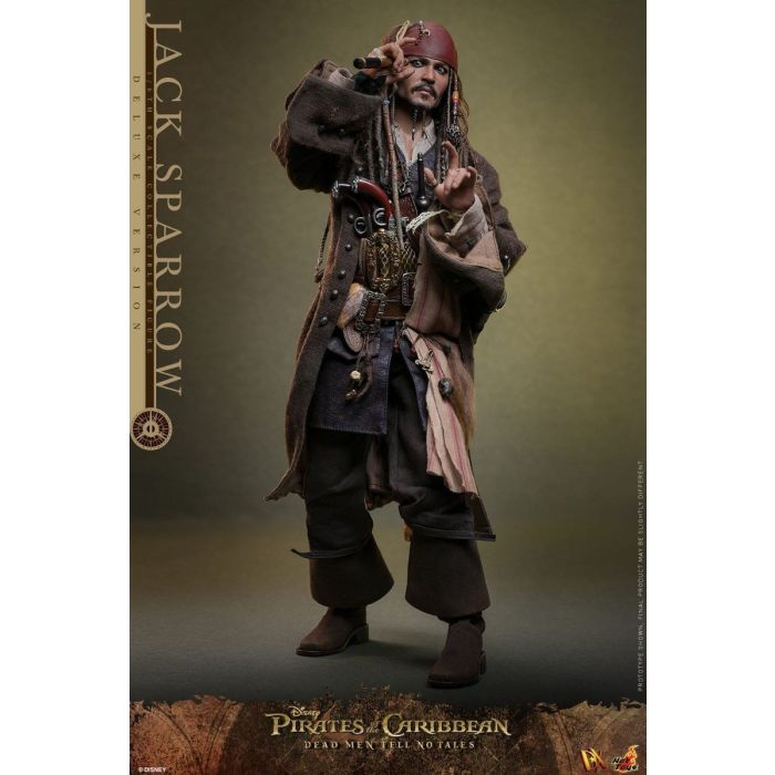 Jack Sparrow Deluxe 1:6 Scale Figure - Hot Toys - Pirates of the Caribbean: Dead Men Tell No Tales