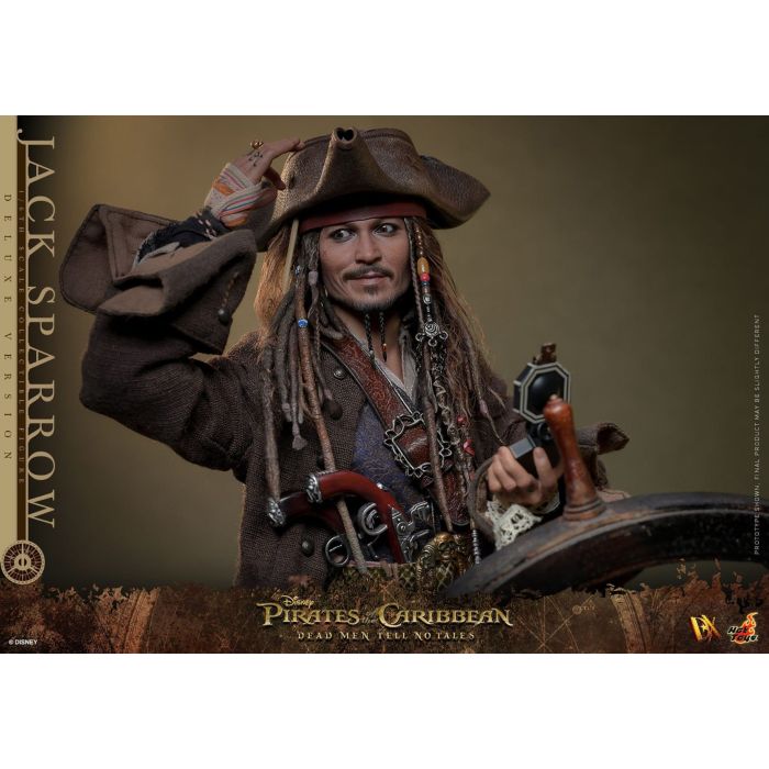 Jack Sparrow Deluxe 1:6 Scale Figure - Hot Toys - Pirates of the Caribbean: Dead Men Tell No Tales