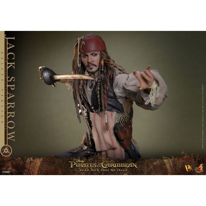 Jack Sparrow Deluxe 1:6 Scale Figure - Hot Toys - Pirates of the Caribbean: Dead Men Tell No Tales