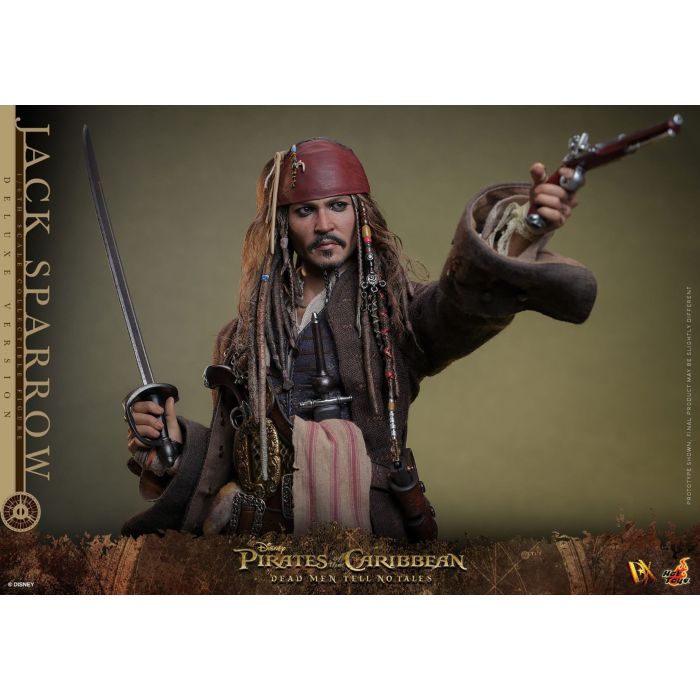 Jack Sparrow Deluxe 1:6 Scale Figure - Hot Toys - Pirates of the Caribbean: Dead Men Tell No Tales