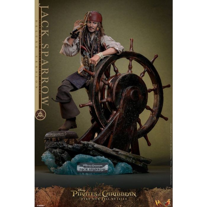 Jack Sparrow Deluxe 1:6 Scale Figure - Hot Toys - Pirates of the Caribbean: Dead Men Tell No Tales