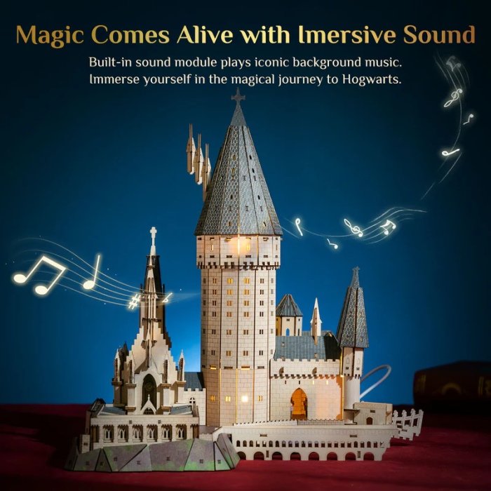 Harry Potter 3D Wooden Model Kit - Hogwarts The Great Hall - Puremind