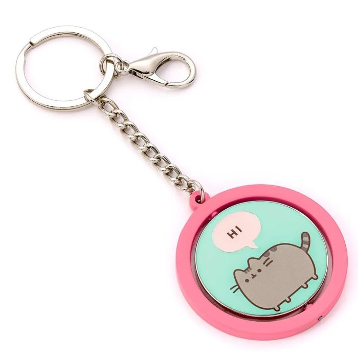 Pusheen the Cat Hi, Bye Spinning Keychain - Pusheen