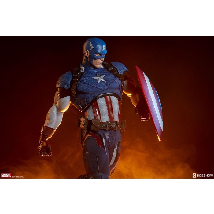 Captain America Premium Format Statue - Sideshow Toys - Captain America