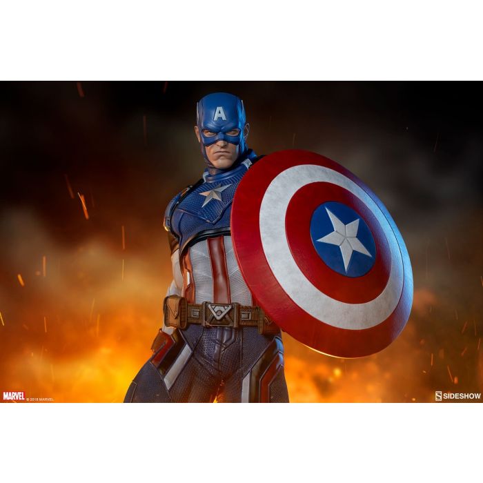 Captain America Premium Format Statue - Sideshow Toys - Captain America