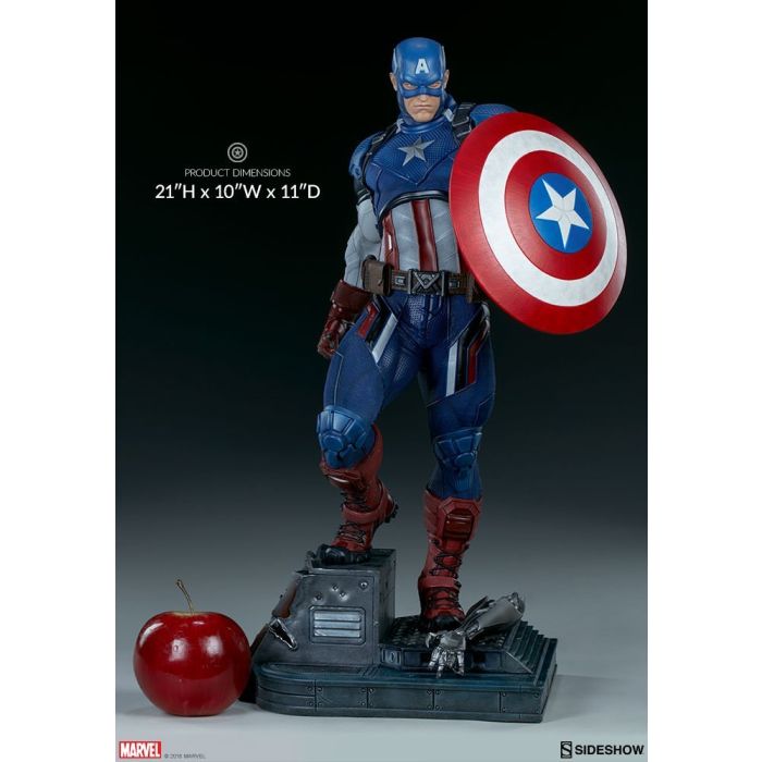 Captain America Premium Format Statue - Sideshow Toys - Captain America