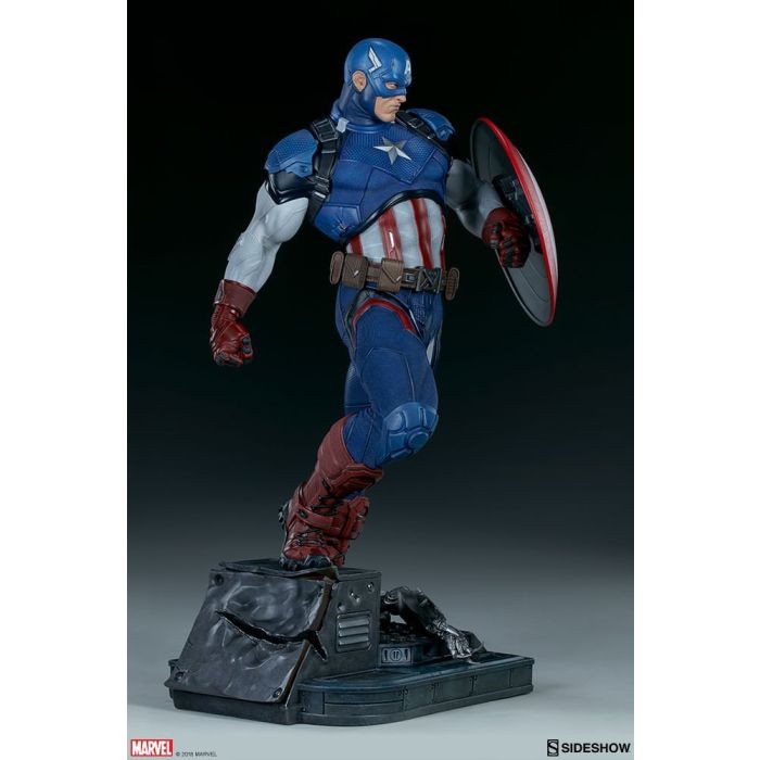 Captain America Premium Format Statue - Sideshow Toys - Captain America