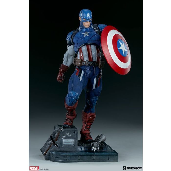 Captain America Premium Format Statue - Sideshow Toys - Captain America