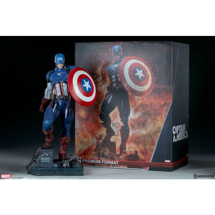 Captain America Premium Format Statue - Sideshow Toys - Captain America