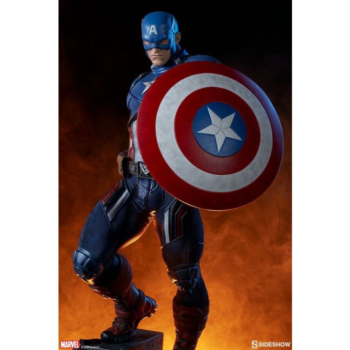 Captain America Premium Format Statue - Sideshow Toys - Captain America