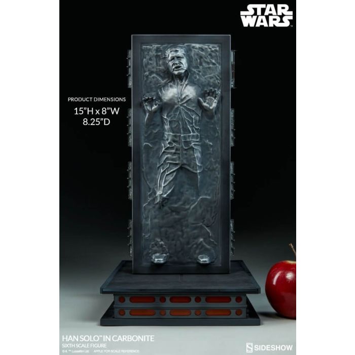Han Solo in Carbonite 1:6 Scale Figure - Sideshow Collectibles - Star Wars