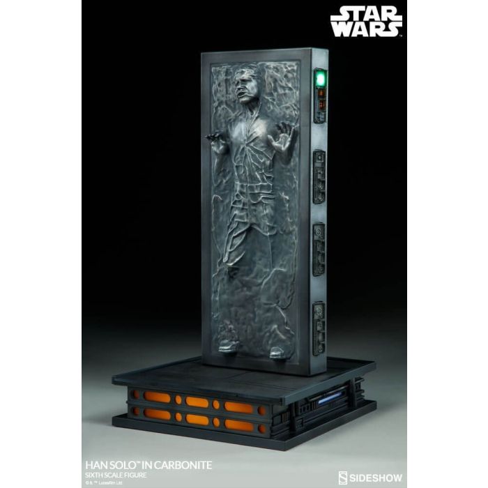 Han Solo in Carbonite 1:6 Scale Figure - Sideshow Collectibles - Star Wars
