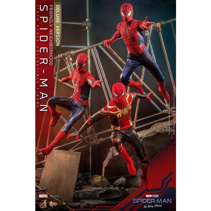 Friendly Neighborhood Spider-Man 1:6 Scale Deluxe Figure - Hot Toys - Spider-Man No Way Home