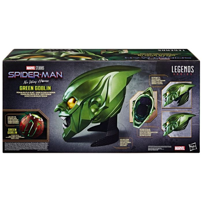Spider-Man: No Way Home Marvel Legends Roleplay Replica Green Goblin Premium Helmet