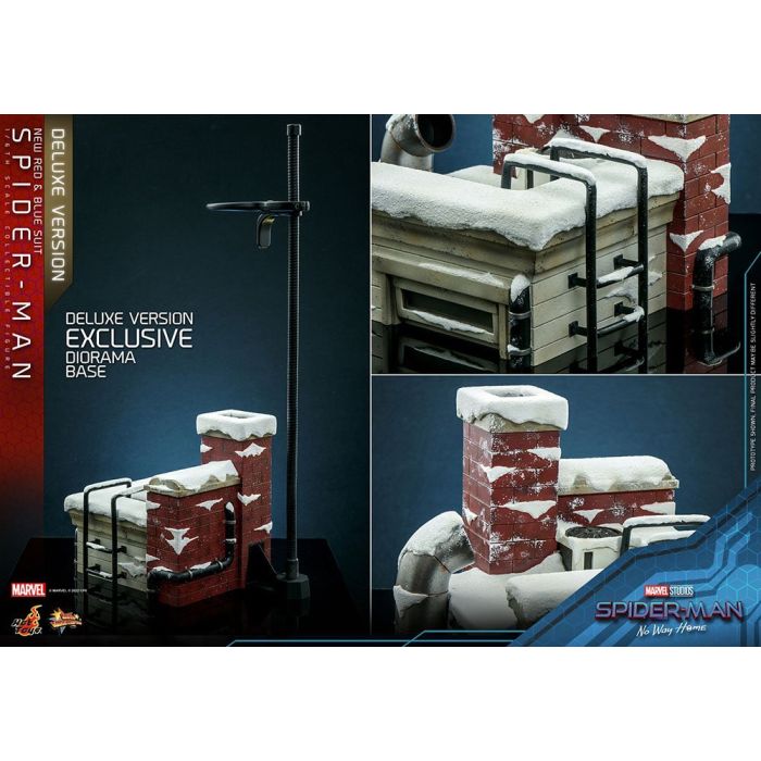 Spider-Man (New Red and Blue Suit) 1:6 Scale Deluxe  Figure - Hot Toys - Spider-Man No Way Home