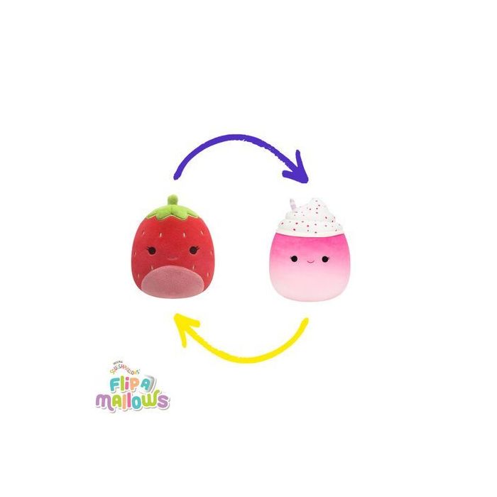 Scarlet & Cinnamon - Flip-A- Mallow Squishmallows - Knuffel 12 cm