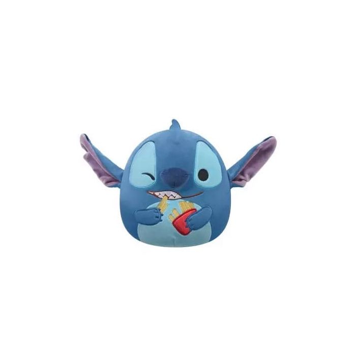 Stitch Holding French Fries - Squishmallows Disney - Knuffel 25 cm