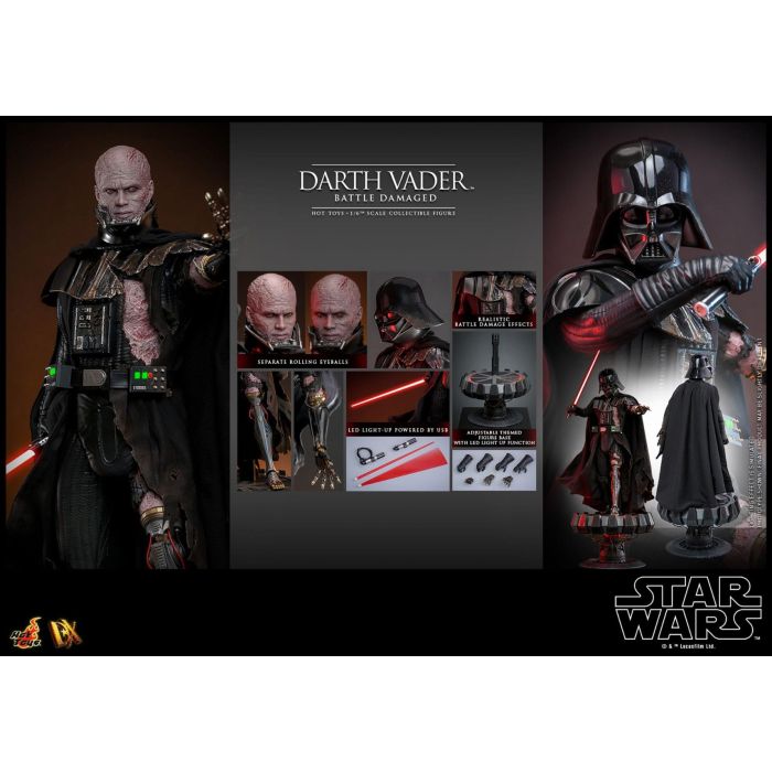 Darth Vader (Battle Damaged) 1:6 Scale Figure - Hot Toys - Star Wars