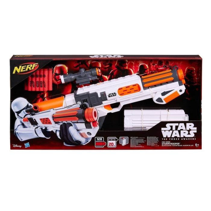 Star Wars: The Force Awakens -  NERF First Order Stormtrooper Deluxe Blaster