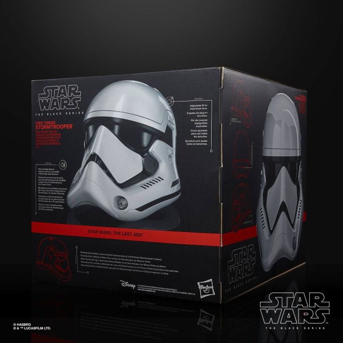 Star Wars: The Last Jedi - First Order Stormtrooper Black Series Helmet