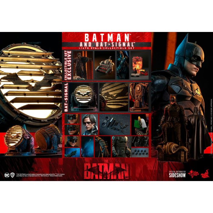 Batman and Bat-Signal 1:6 Scale Figure - Hot Toys - The Batman