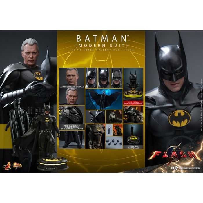 Batman Modern Suit 1:6 Scale Figure First Edition - Hot Toys - The Flash