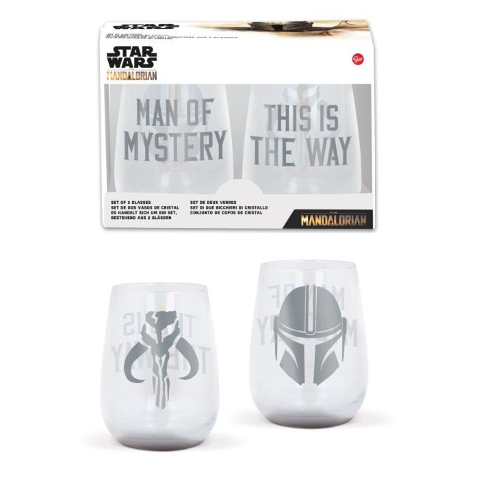 Star Wars - The Mandalorian Crystal Glasses 2-Pack
