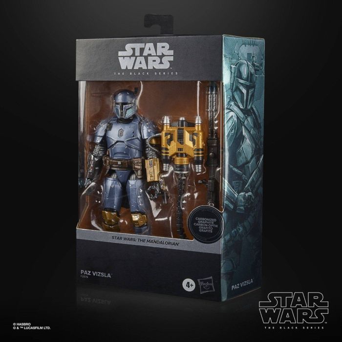 Star Wars: The Mandalorian - Paz Vizsla Carbonized Action Figure