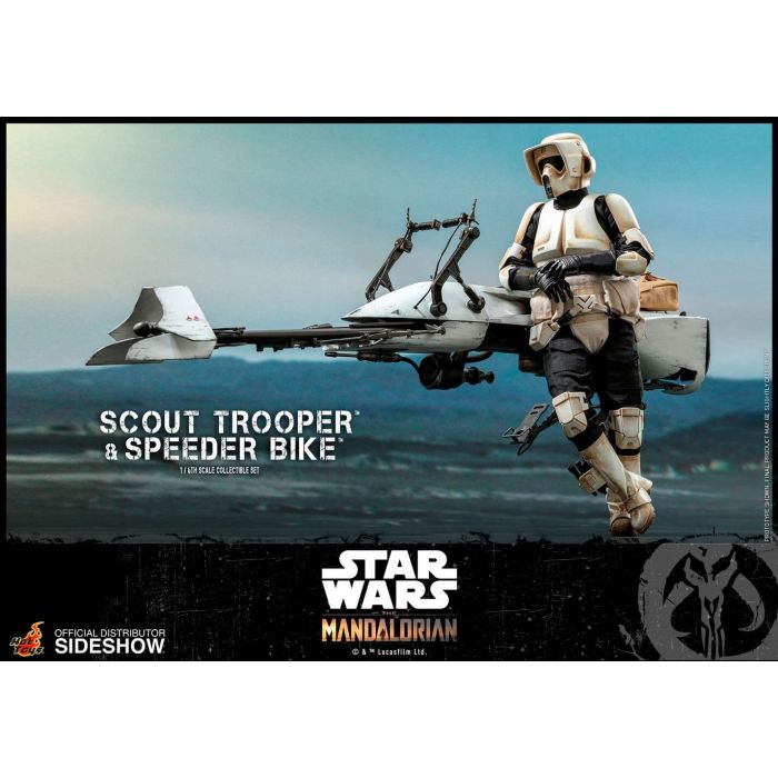 Scout Trooper and Speeder Bike 1:6 scale Figure - The Mandalorian - Hot Toys