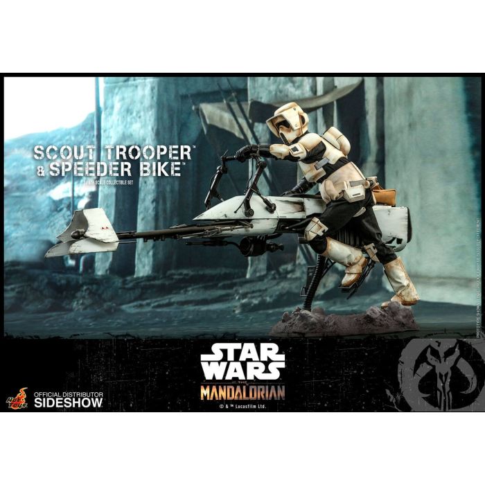 Scout Trooper and Speeder Bike 1:6 scale Figure - The Mandalorian - Hot Toys