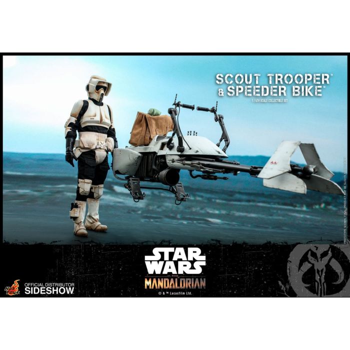 Scout Trooper and Speeder Bike 1:6 scale Figure - The Mandalorian - Hot Toys