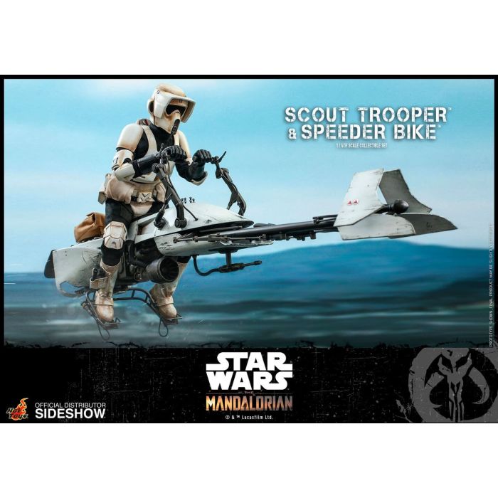 Scout Trooper and Speeder Bike 1:6 scale Figure - The Mandalorian - Hot Toys