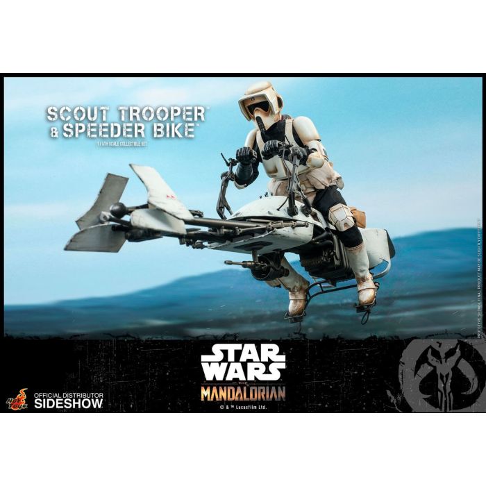 Scout Trooper and Speeder Bike 1:6 scale Figure - The Mandalorian - Hot Toys