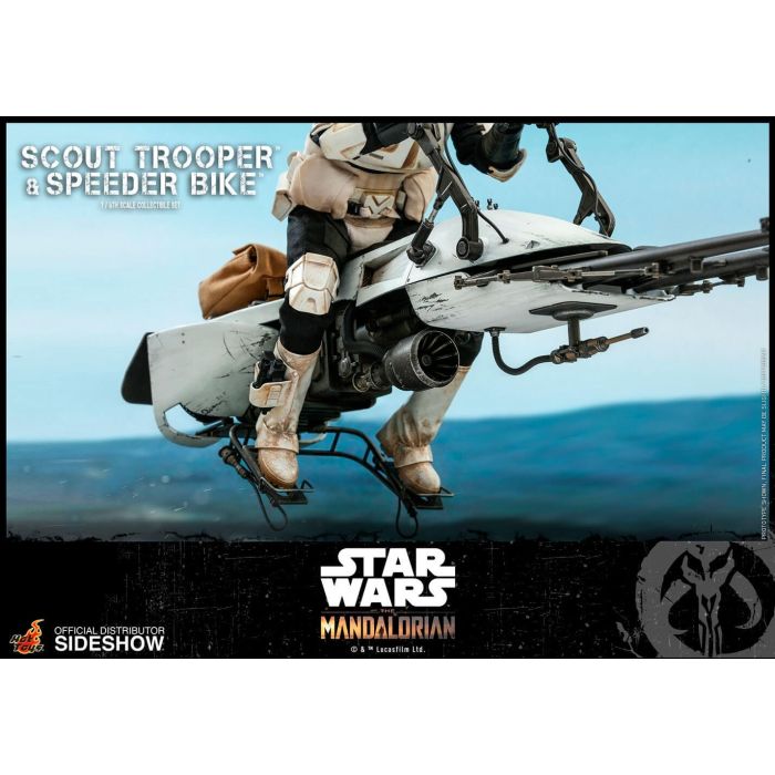 Scout Trooper and Speeder Bike 1:6 scale Figure - The Mandalorian - Hot Toys