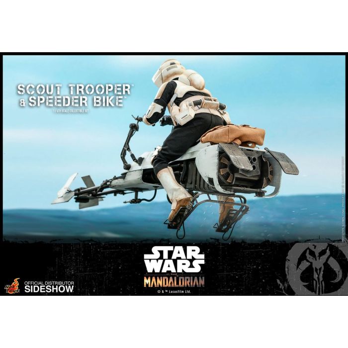 Scout Trooper and Speeder Bike 1:6 scale Figure - The Mandalorian - Hot Toys