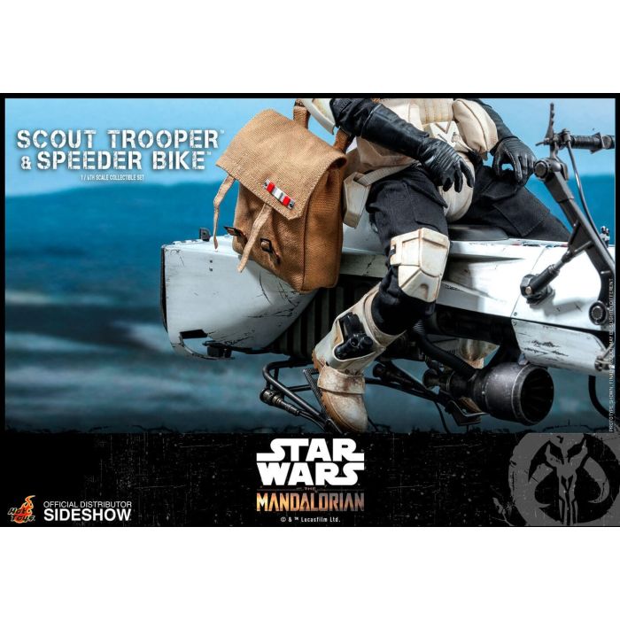 Scout Trooper and Speeder Bike 1:6 scale Figure - The Mandalorian - Hot Toys