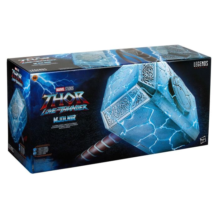Mighty Thor Mjolnir Hammer Legend Series Replica - Hasbro - Thor: Love and Thunder