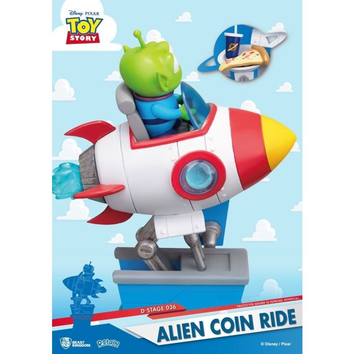 Disney Select: Toy Story - Alien Coin Ride Diorama