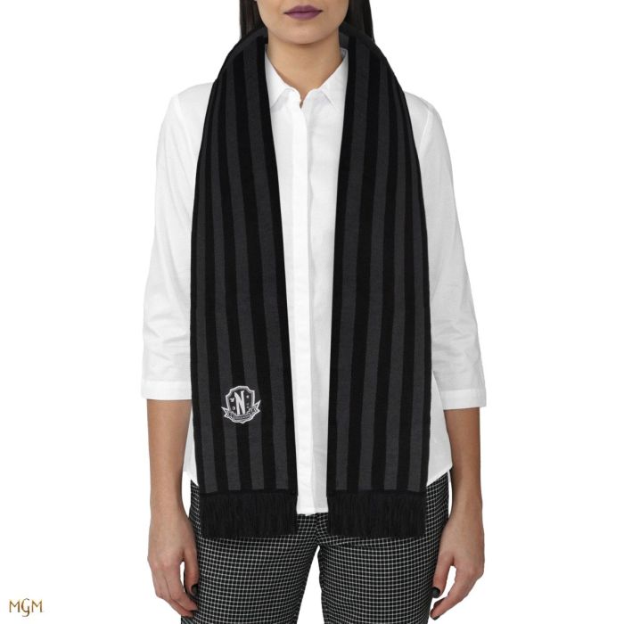 Wednesday - Nevermore Academy Scarf Black