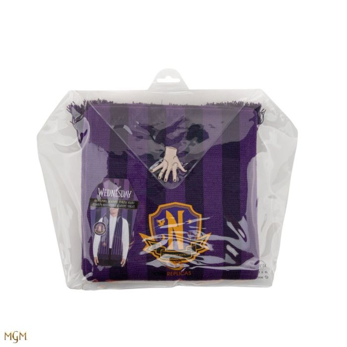 Wednesday - Nevermore Academy Scarf Purple