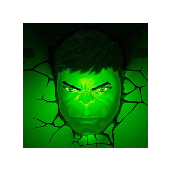 Marvel 3D LED Light Hulk Face 3D