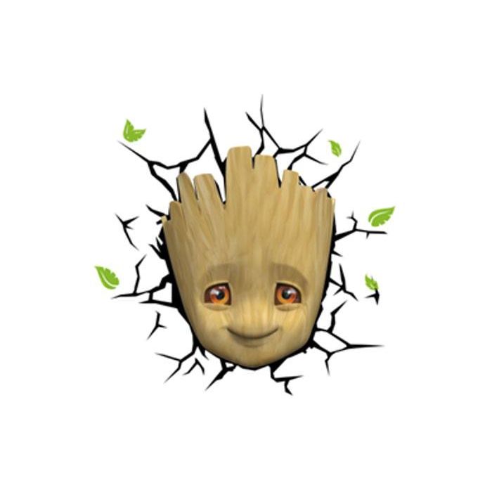 Marvel 3D LED Light Baby Groot Face 3D