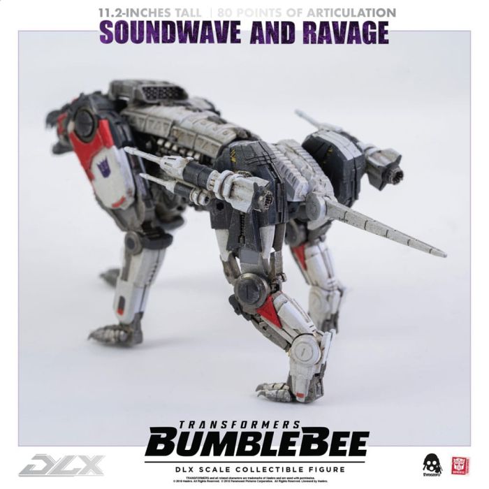 Transformers Bumblebee DLX Action Figure 2-Pack 1/6 Soundwave & Ravage 28 cm