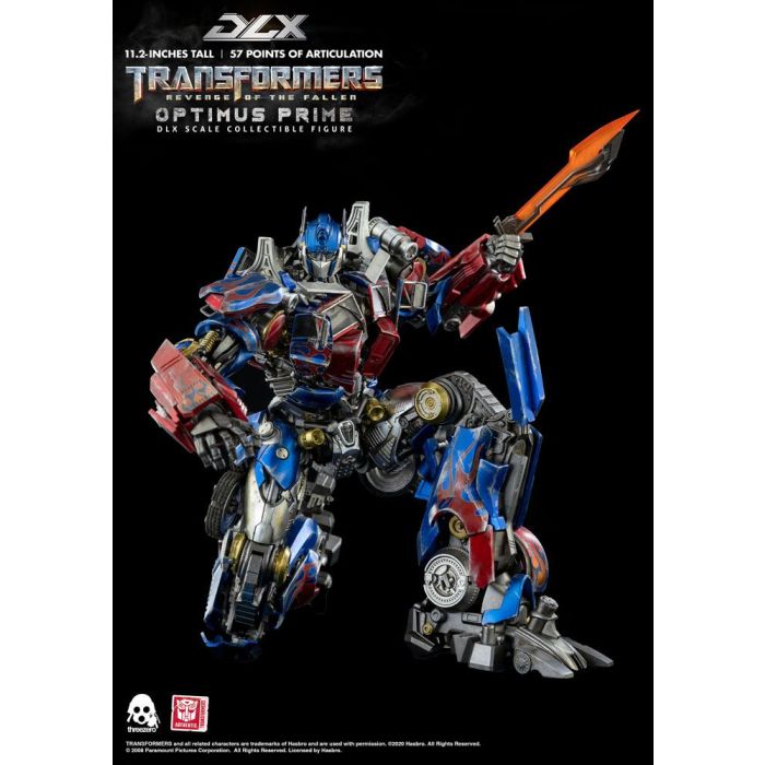 Transformers: Revenge of the Fallen DLX Action Figure 1/6 Optimus Prime 28 cm